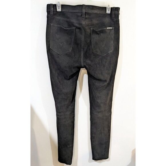 HUDSON | Nico Mid-rise Suede Super Skinny Pants - Picture 3 of 10